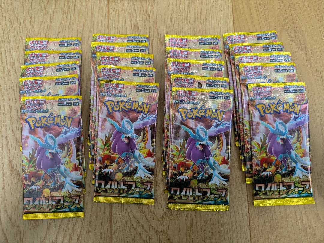 ポケモンカード 拡張パック バラ 未開封 152パック