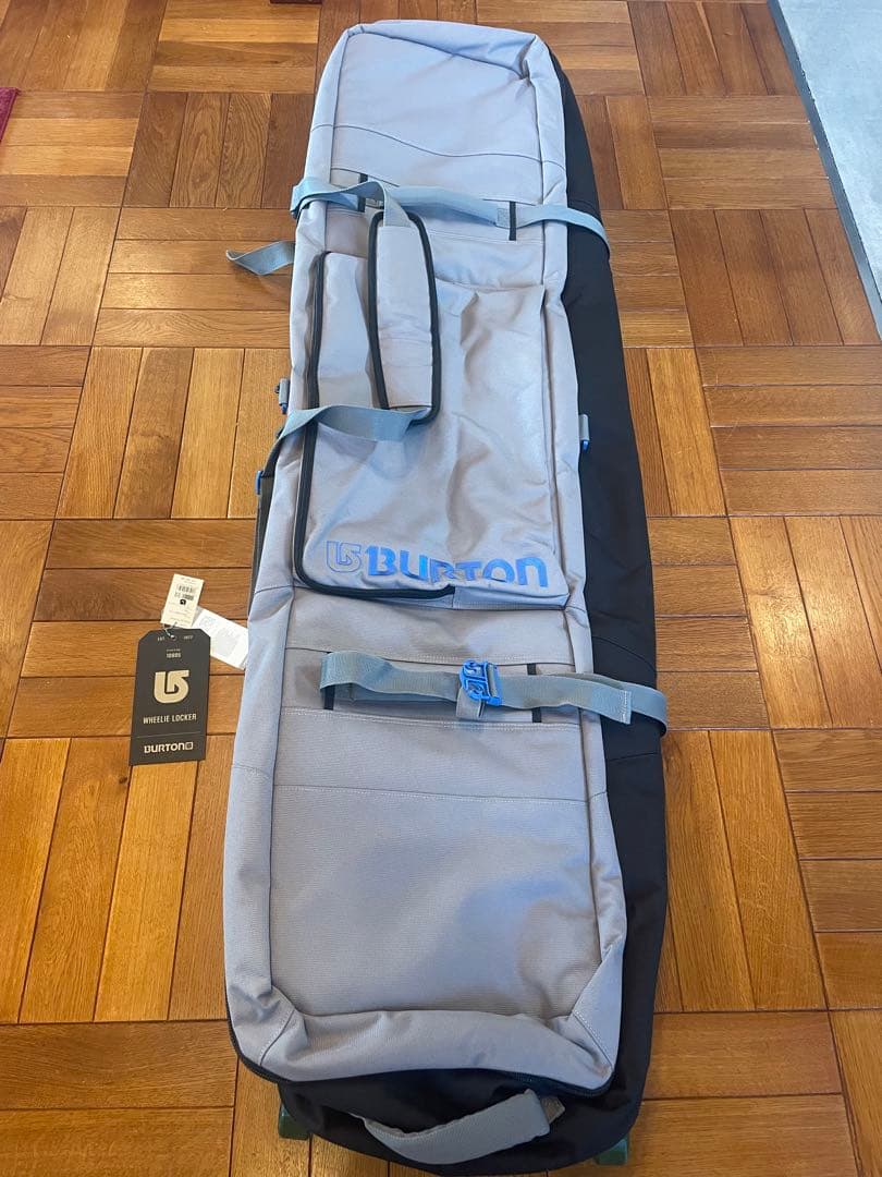 Burton ボードケース 156cmホイール付き グレー/ブラック美中古