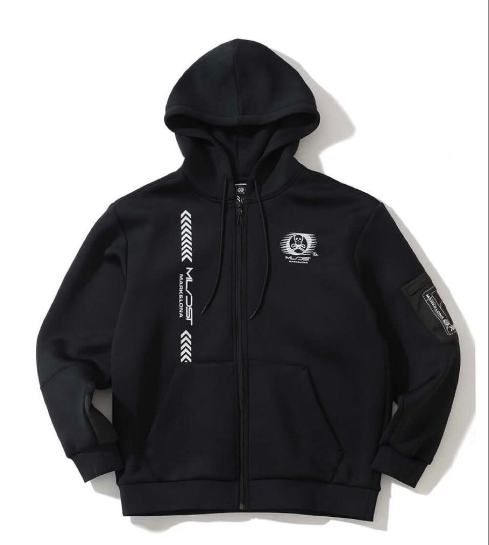 美品 ★ MARK&LONA DST スウェット パーカー マーク&ロナ 黒