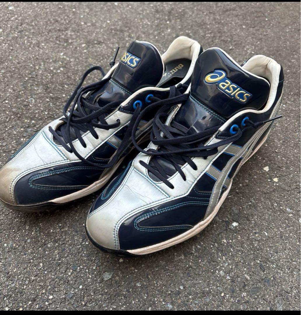 【期間限定値下】asics 野球　オーダースパイク　28.5センチ