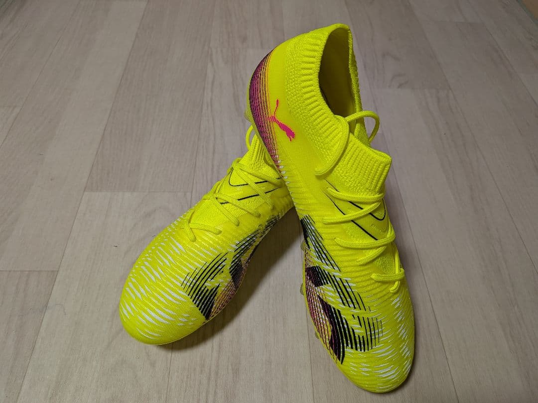 PUMA サッカーシューズ イエロー ハイカット 25cm 未使用