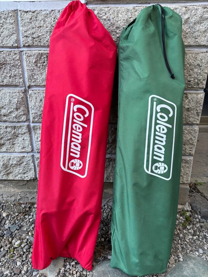 レイチェア コールマン Coleman 2脚セット　レッド　グリーン　アウトドア