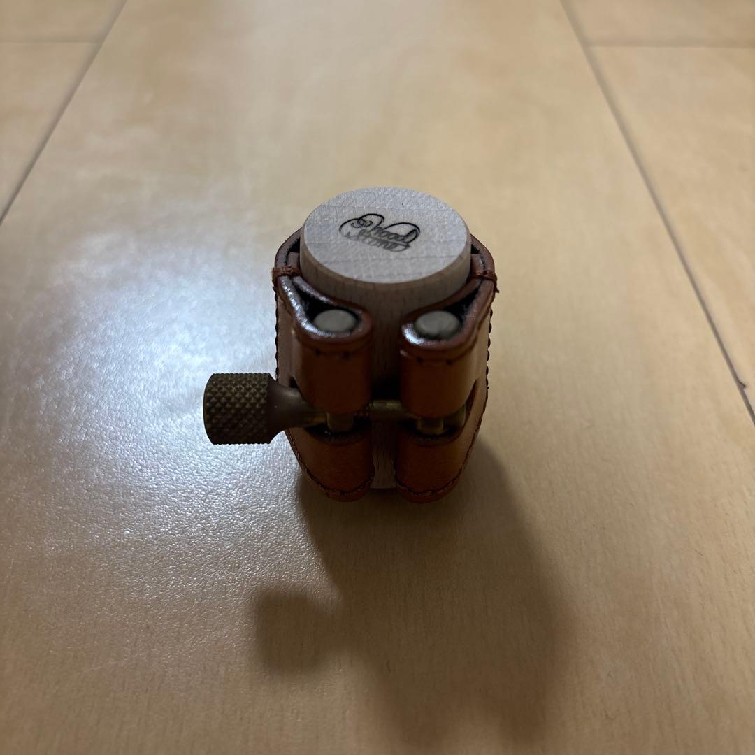 クラリネットリガチャー レザー 木材