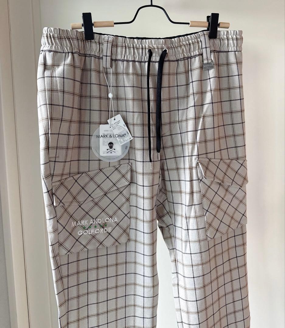 新品 ★ MARK&LONA イージーパンツ ジョガー マーク&ロナ ベージュ