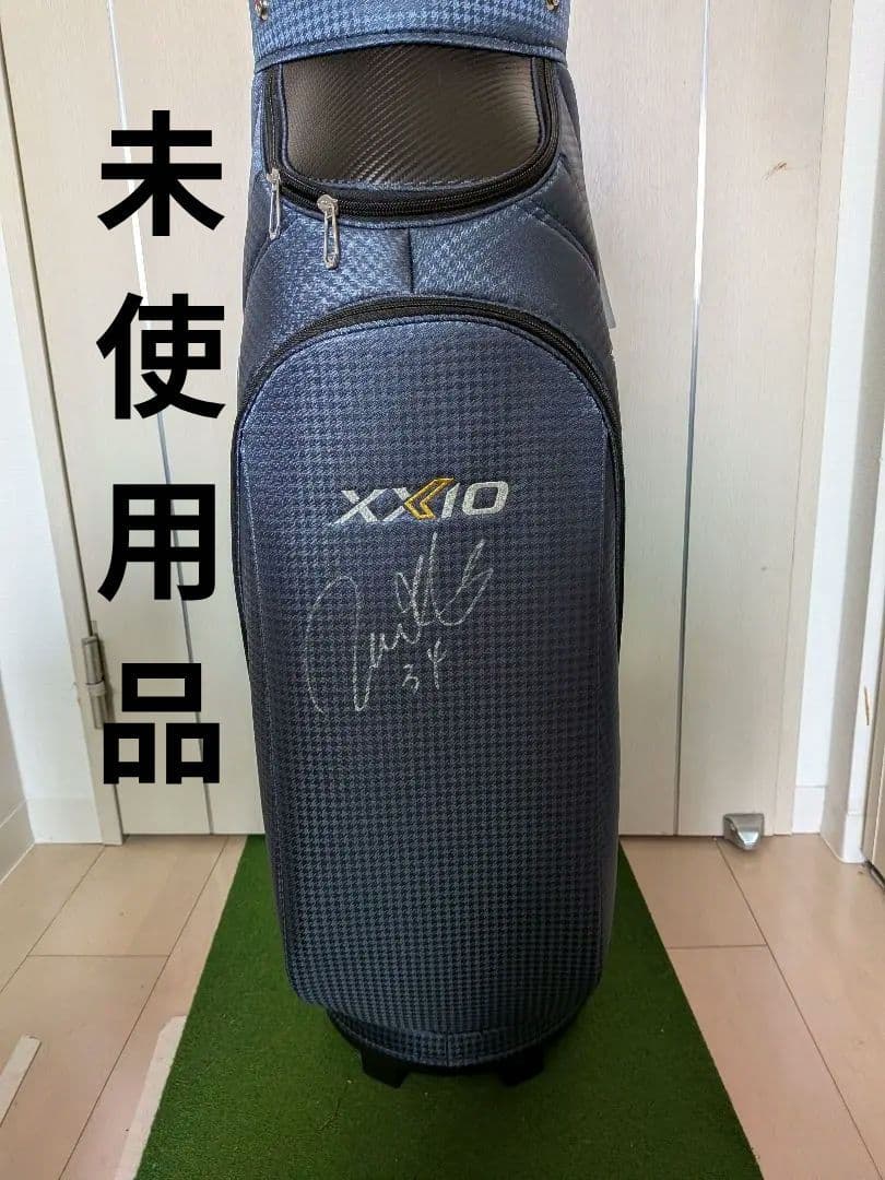 XXIO ゴルフバッグ キャディバッグ　古閑美保プロサイン入り