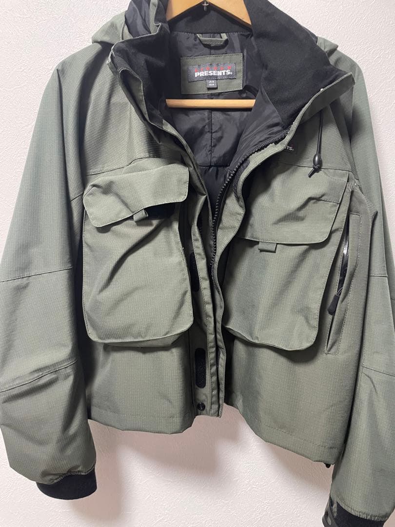 リトルプレゼンツ　フィッシングジャケット Mサイズ オリーブグリーン