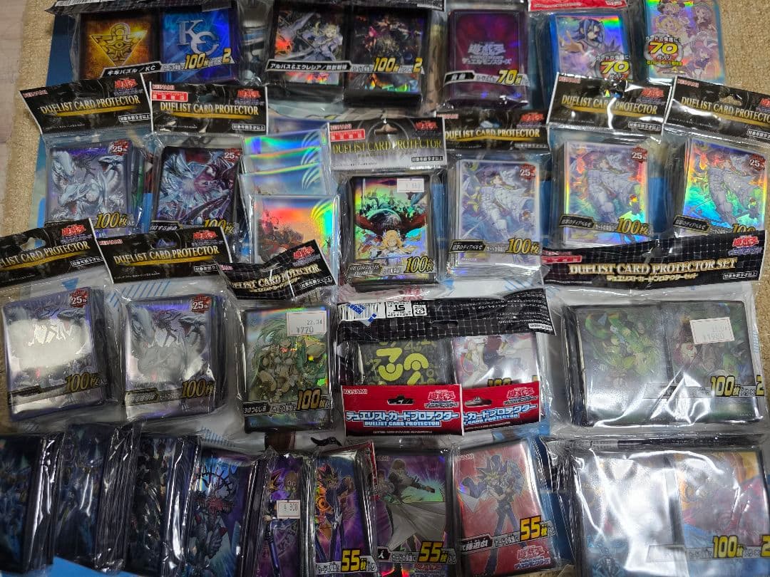 遊戯王OCG カードプロテクタースリーブまとめ売り