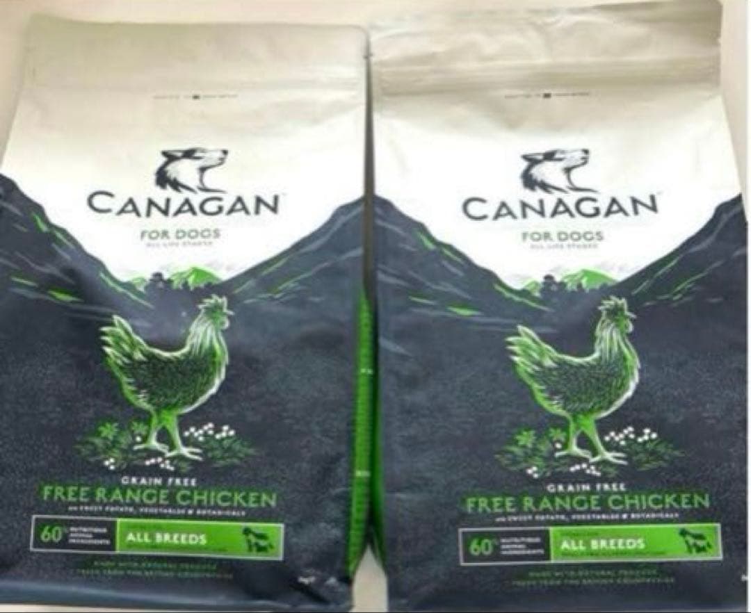 CANAGAN フリーレンジチキン ドッグフード2kg×2袋　カナガン