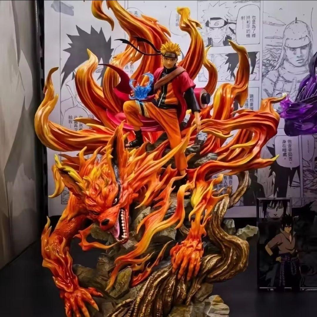 NARUTO　うずまきナルト　九尾　フィギュア　ガレージキット塗装済み