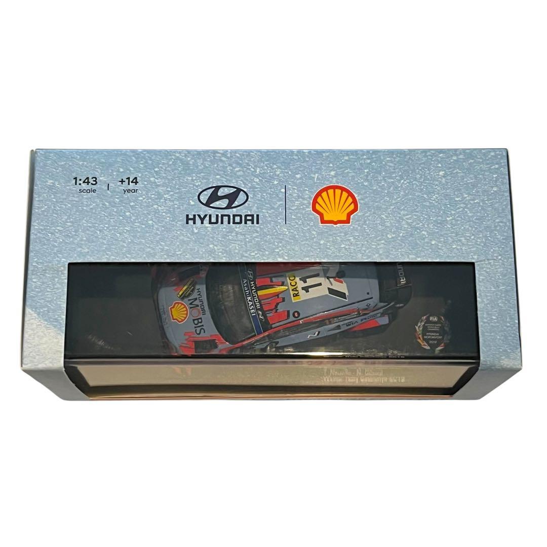 【新品 未開封】　Hyundai i20 Coupe WRCミニカー 1/43