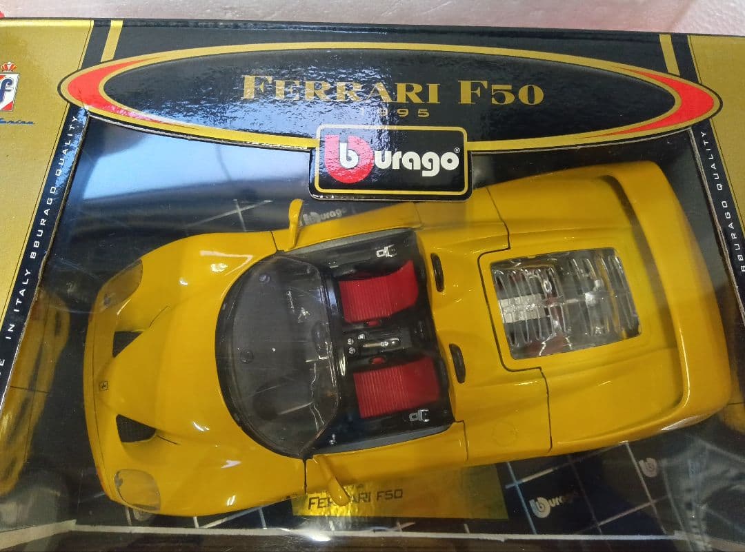 burago1/18 フェラーリF50 イエロー