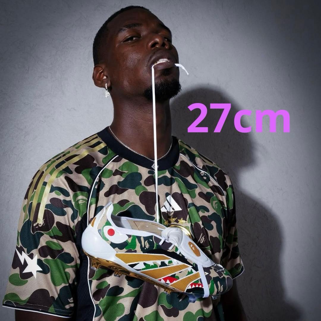 BAPE × adidas PREDATOR サッカースパイク 27cm
