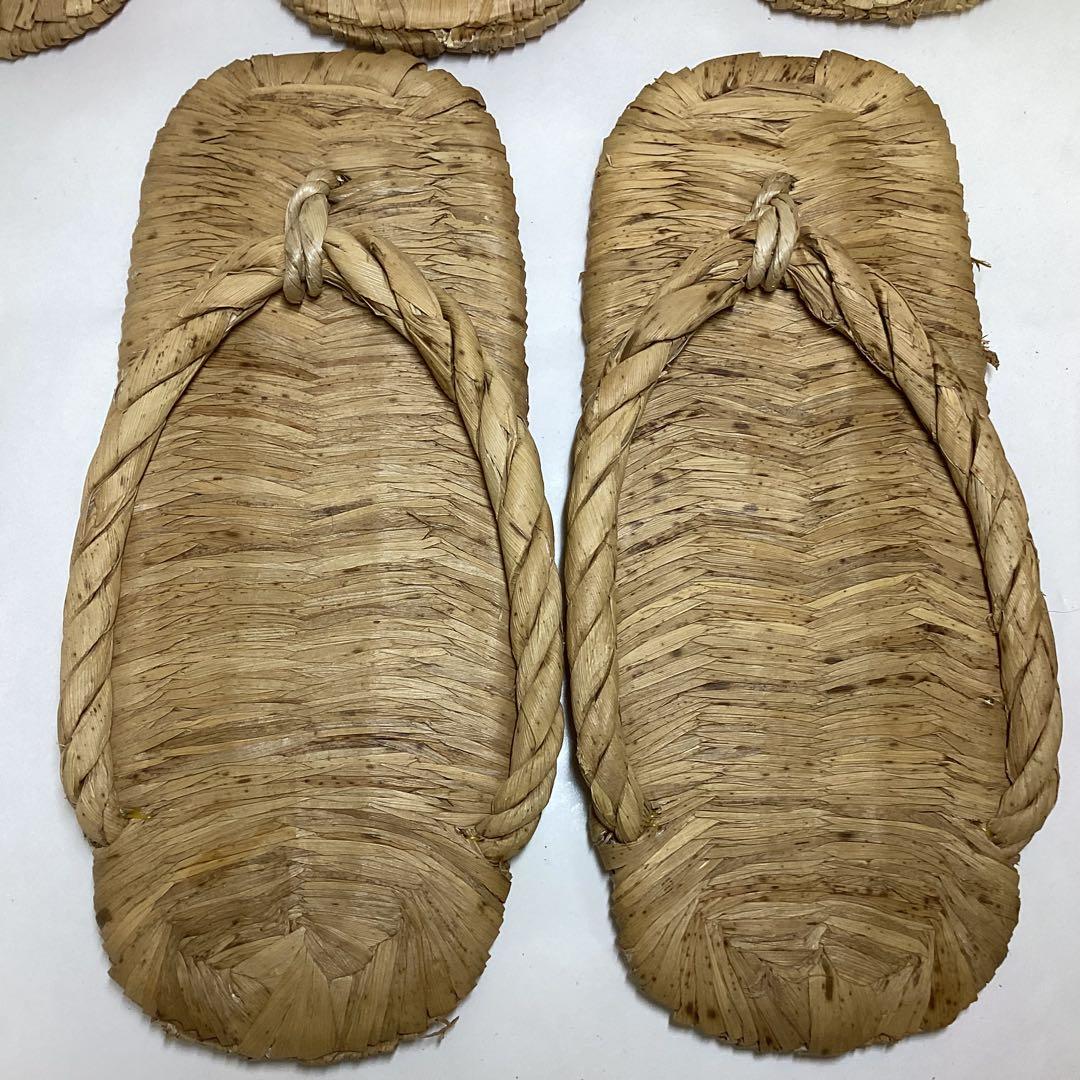 露地草履 5足組 茶道具 古物品