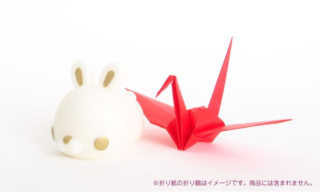 【限定】もにまるず　折り鶴　うさぎ