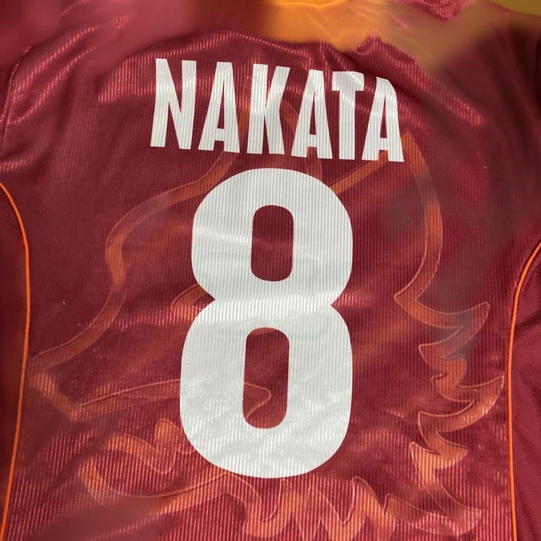 AS ROMA　ローマ　ユニフォーム　L　中田英寿選手　8番　イタリア製