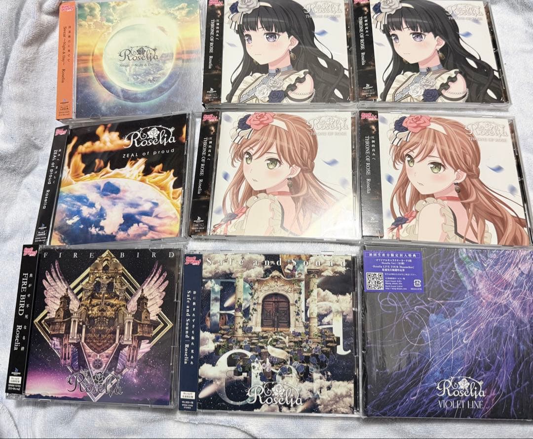 バンドリ Roselia CD Blu-ray ＆ 特典Tシャツ セット
