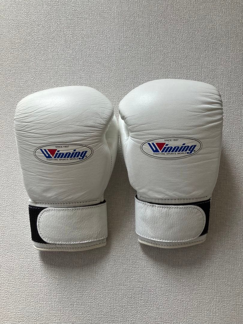 winning ウィニングボクシンググローブ ホワイト 8オンス MS-200B