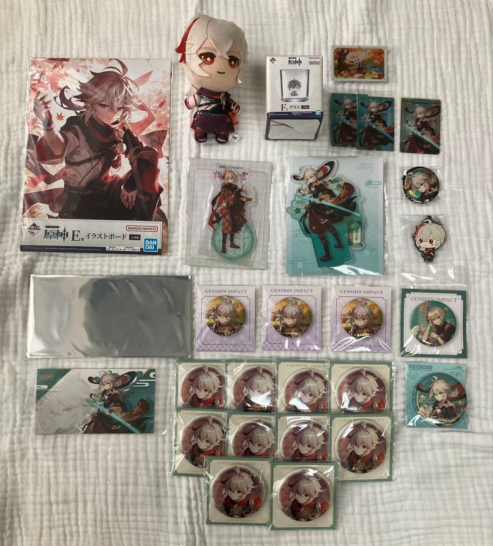 原神　楓原万葉　万葉　グッズ　セット　スイパラ　アクスタ　缶バッジ