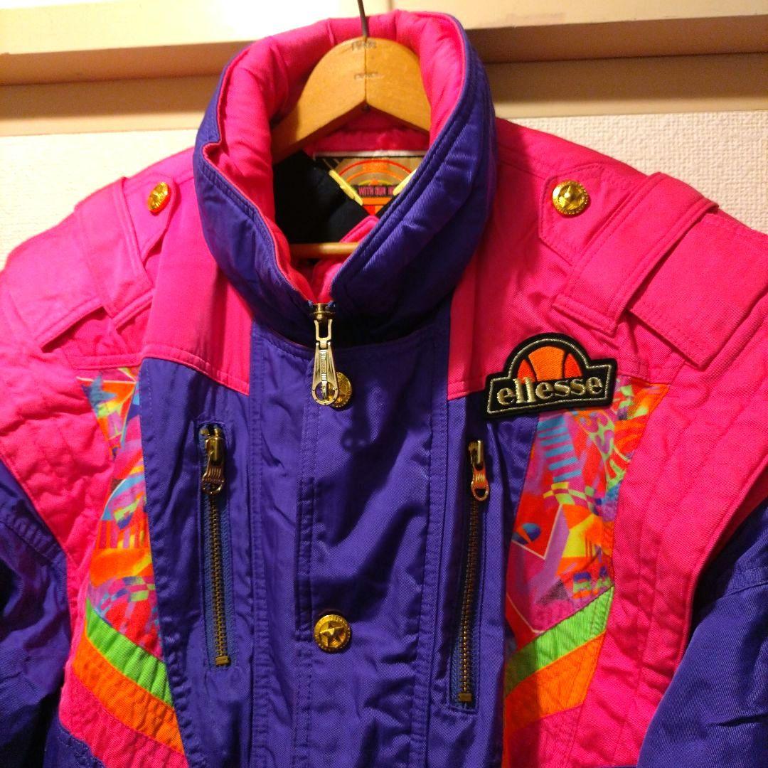 ellesse エレッセ スキーウエアセット レトロ 希少 Mサイズ