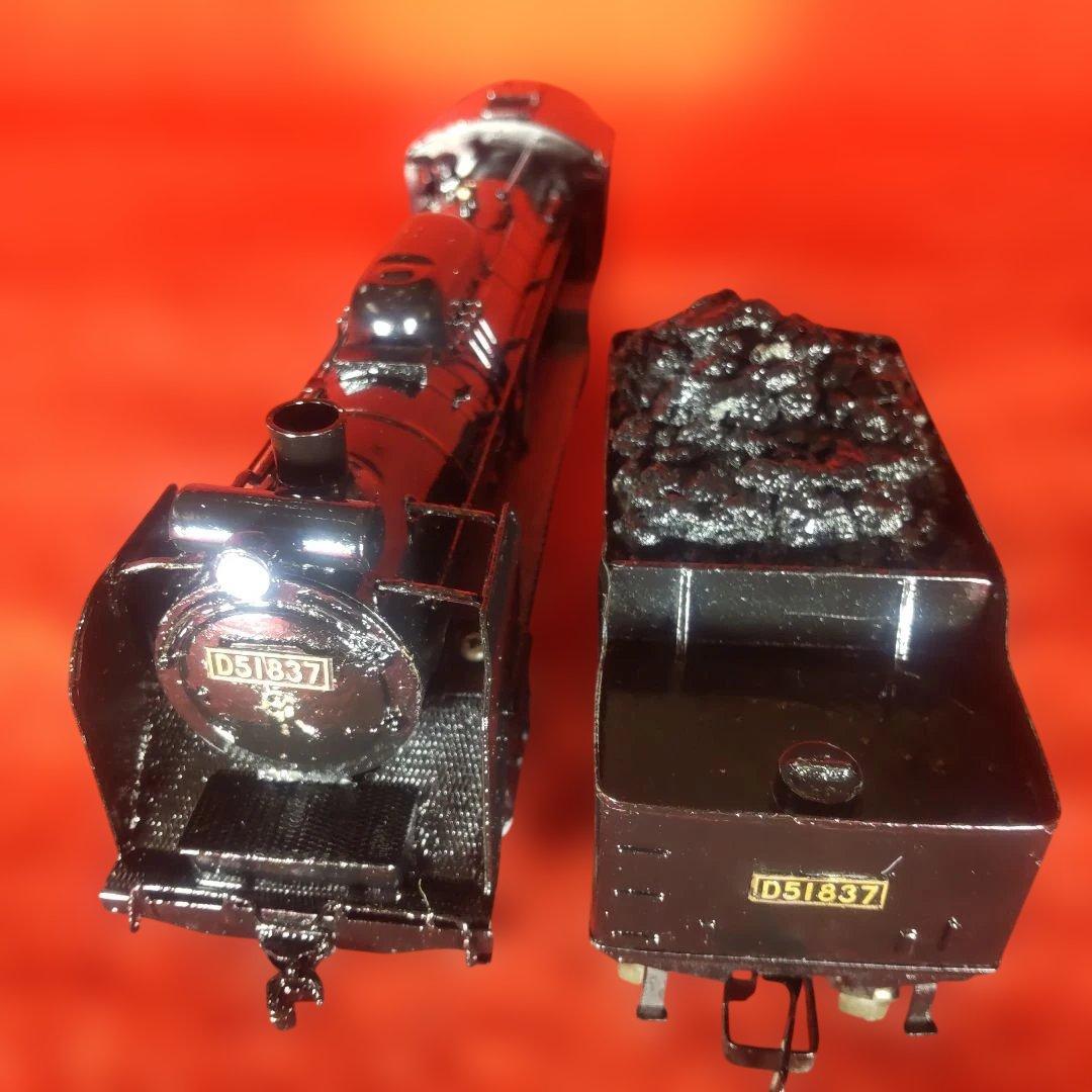 D51動作確認済み、蒸気機関車、HOゲージ