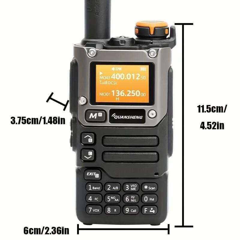 お得2個セットUSB充電式ハンディトランシーバー450-470MHz緊急通信用