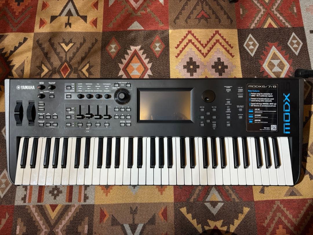 Yamaha MODX6 シンセサイザー 61鍵盤