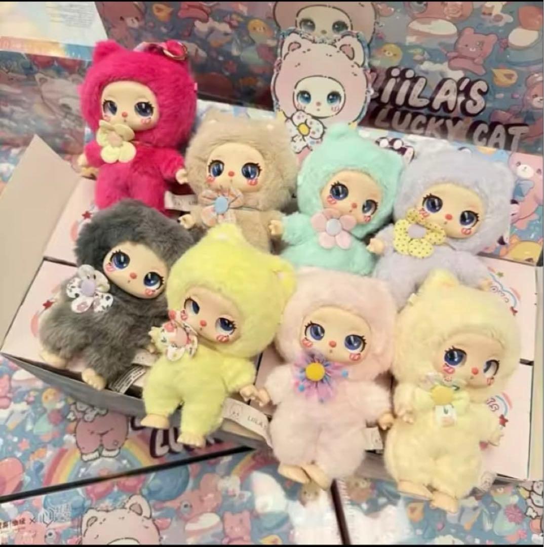 Lila's Lucky Cat ぬいぐるみ 7色セット