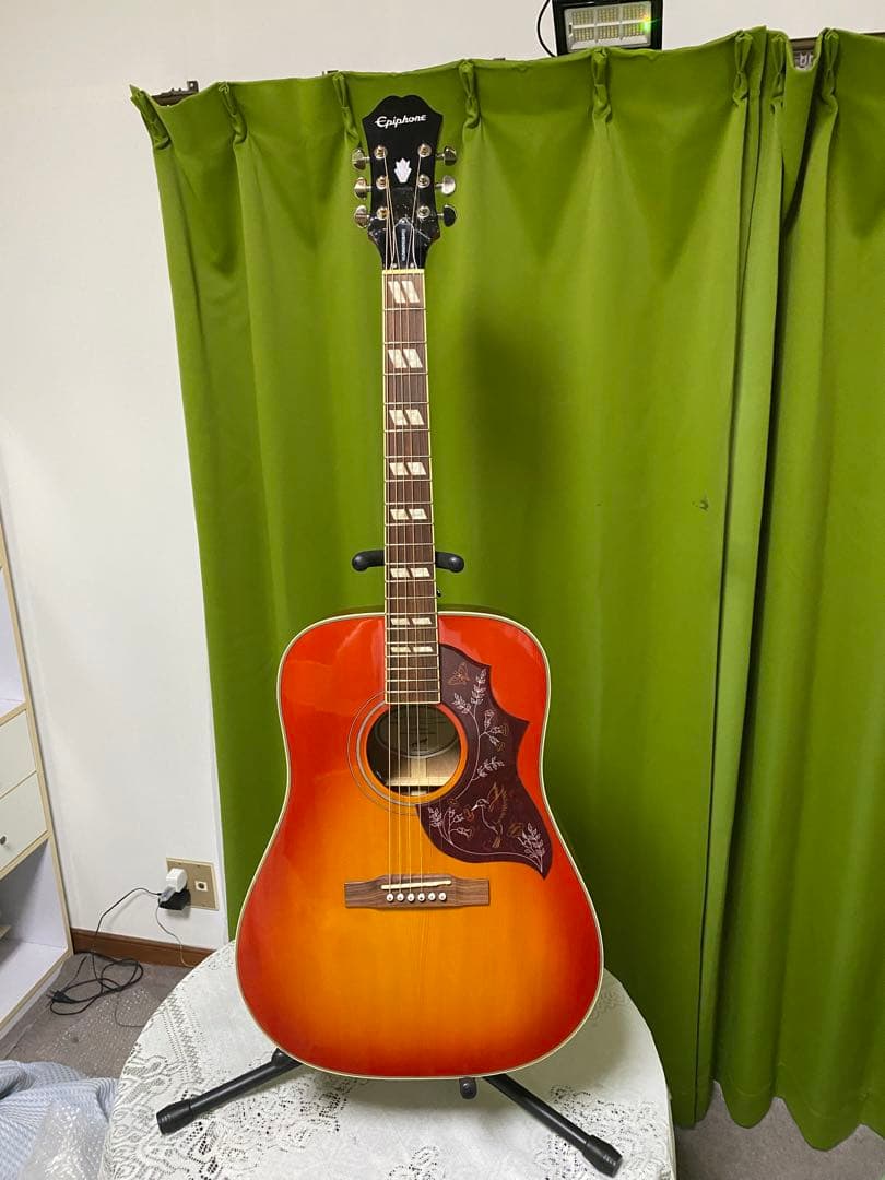 む*む様 美品エピフォンby Gibson ハミングバードStudio エレアコ