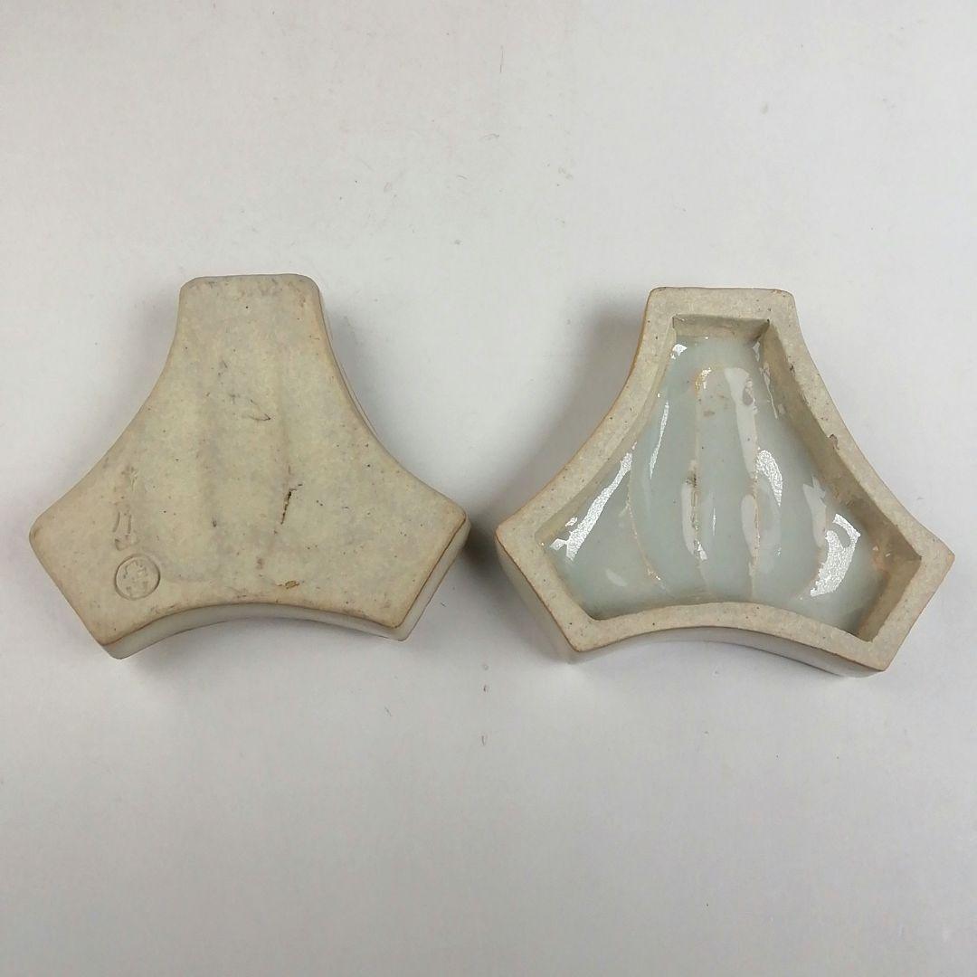 Ｔ７９０　香合　『奈良絵　富士香合』『赤膚山　大塩昭山 造』　共箱　茶道具