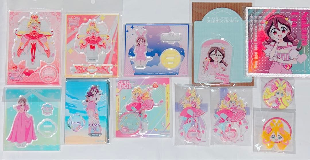 キュアアイドル アクリルスタンド セット
