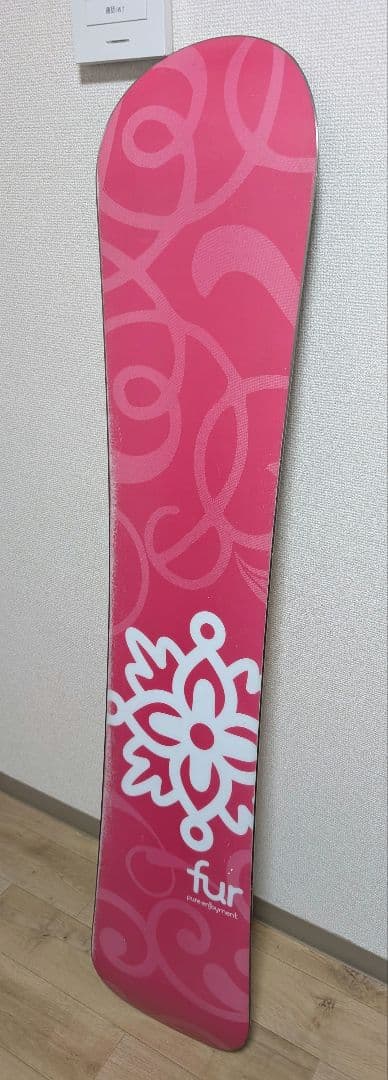 【美品】スノーボード ブラウン ラメ ピンク バッグ付き