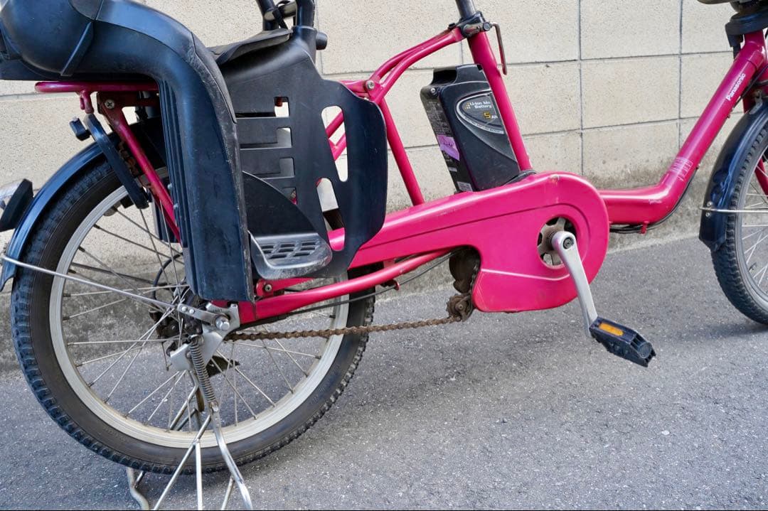 電動自転車 パナソニック ギュット 中古 子供乗せ アシスト 021803
