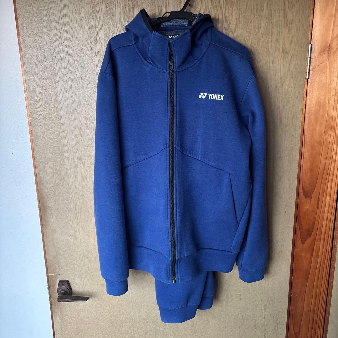 ヨネックス　セットアップ　スウェット　ブルー　L