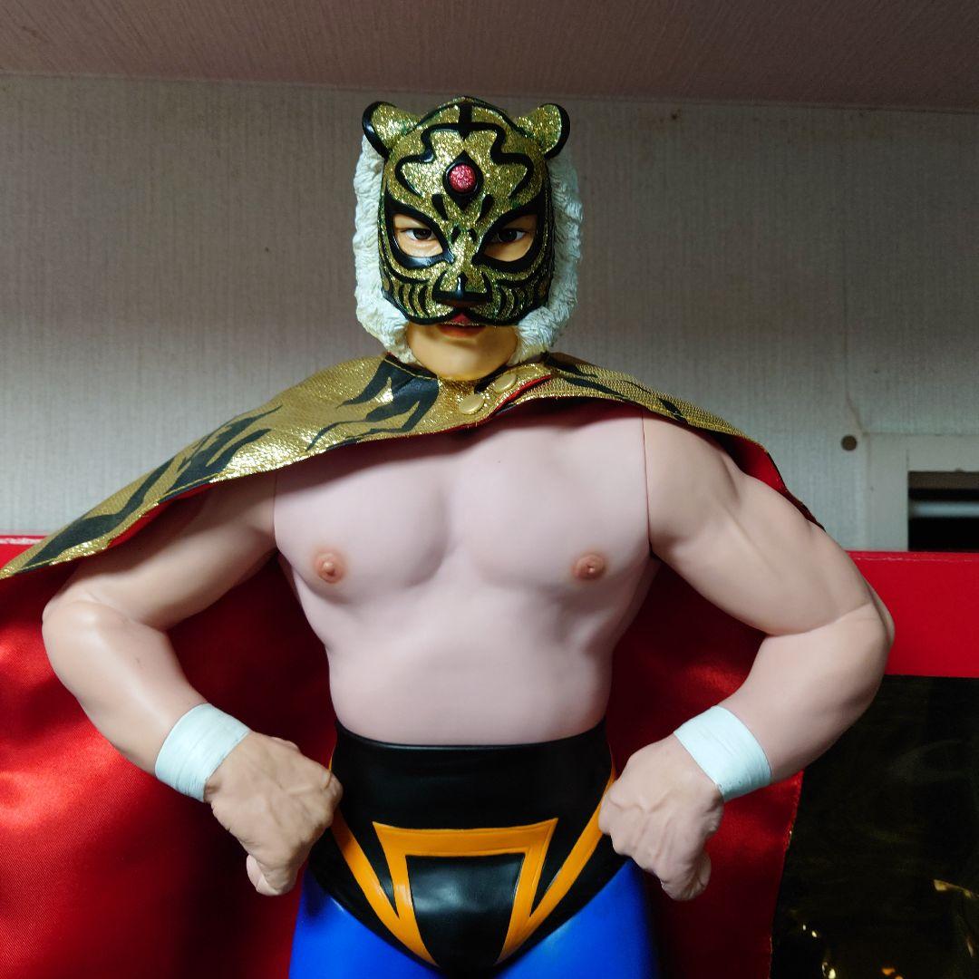 プロレス 初代タイガーマスクの約60cm特大フィギュア 限定200