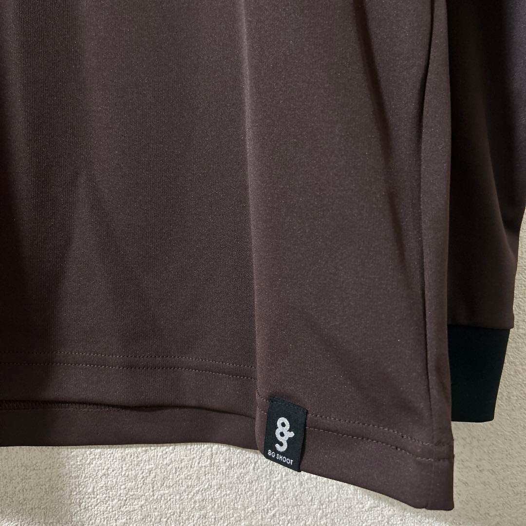 メンズウェア 8G SHOOT LOGO PRINT MOCK NECK TEE