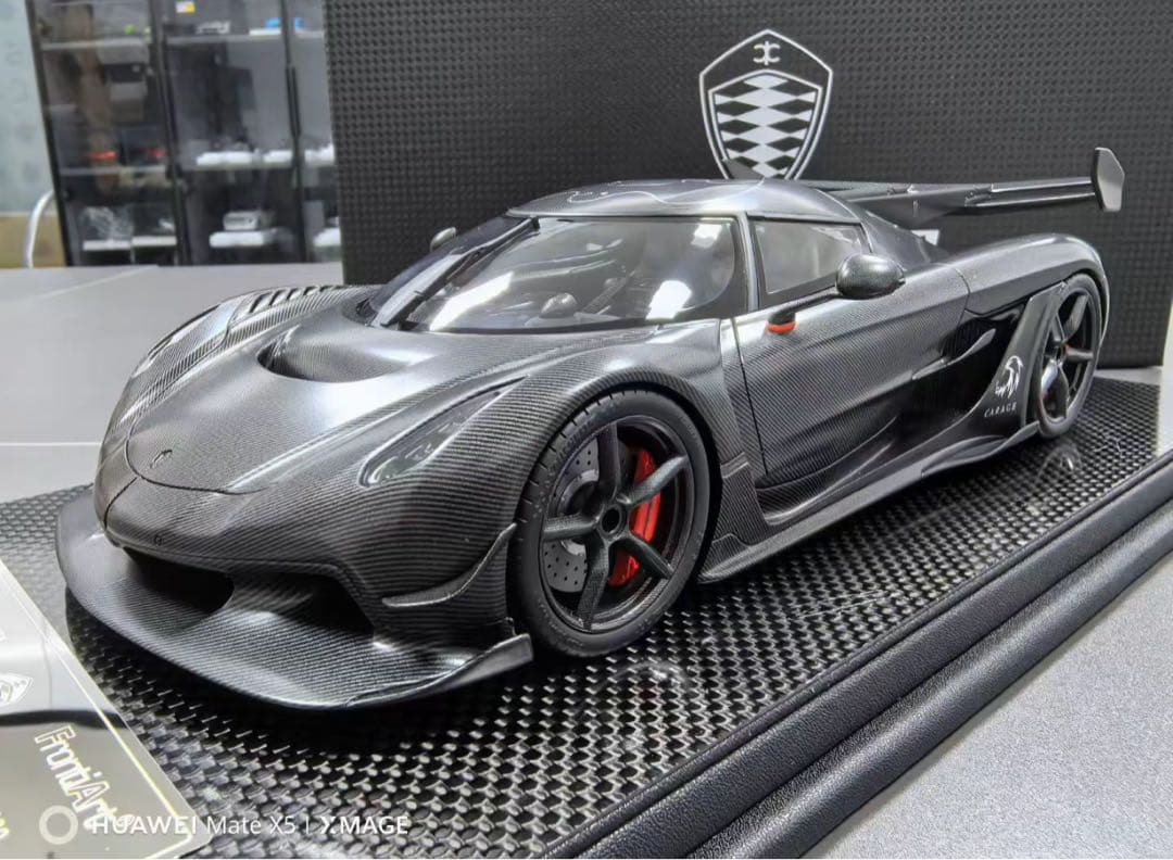 新品 FrontiArt 1/18 ケーニグセグ jesko ブラックカーボン