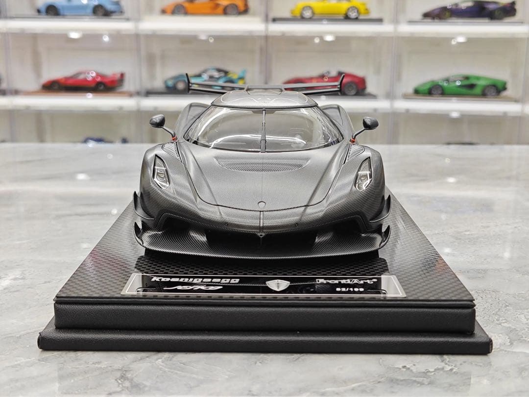 新品 FrontiArt 1/18 ケーニグセグ jesko ブラックカーボン