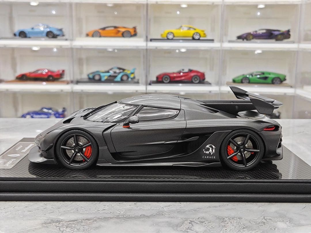 新品 FrontiArt 1/18 ケーニグセグ jesko ブラックカーボン