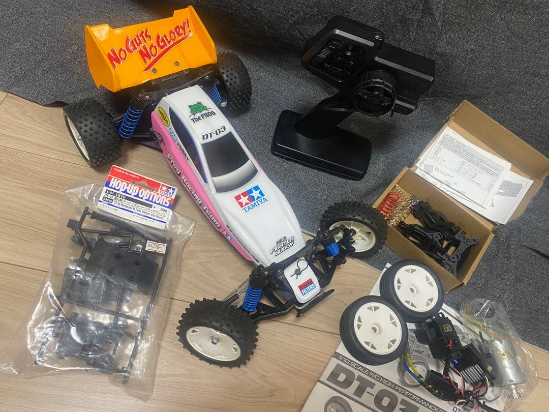Tamiya DT-03 ラジコンカー ニカドバッテリー付別途でメカセットも可能