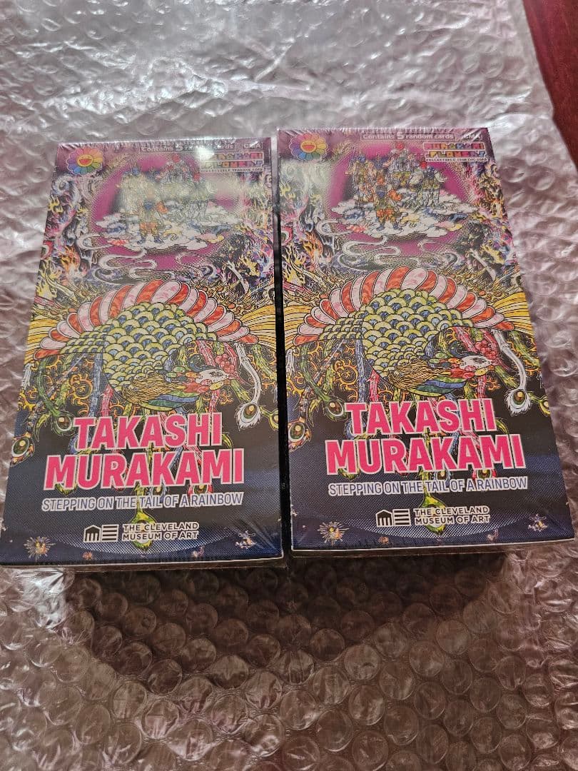 村上隆TAKASHI MURAKAMIトレーディングカードボックス 2個