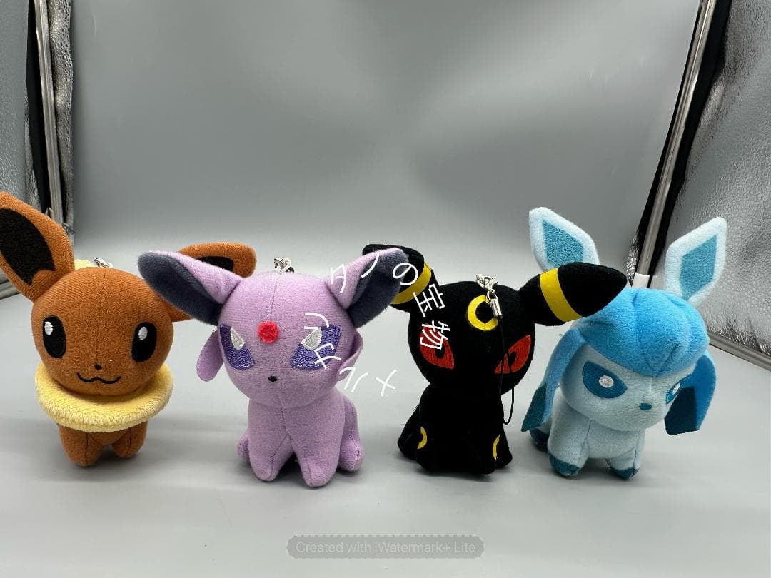 正規品 ポケモンセンター イーブイ エーフィ ブラッキー グレイシア ストラップ