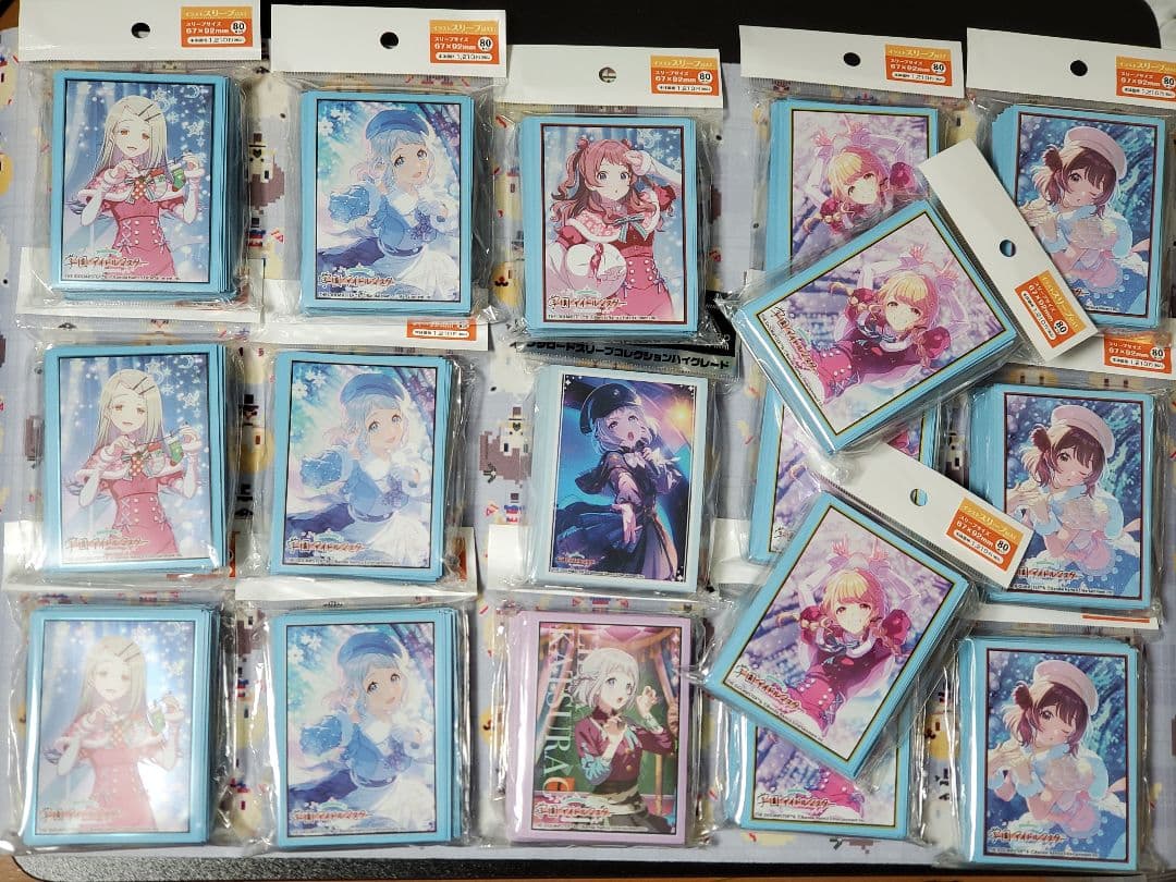 学園アイドルマスター　イラストスリーブMAT　ブシロードスリーブ　まとめ売り