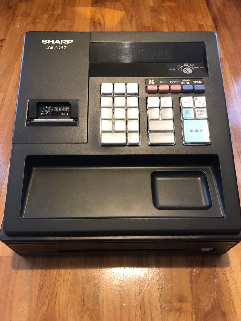 SHARP XE-A147 レジスター ブラック
