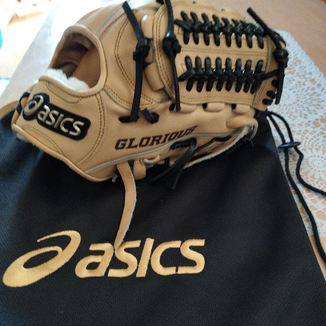 asics GOLD STAGE 硬式グローブ 内野手用 美品 未使用