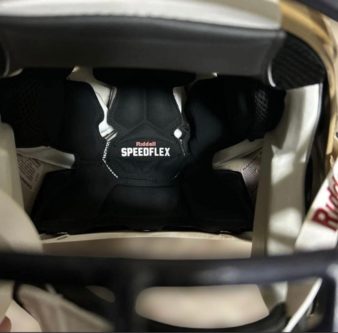 Riddell ゴールド アメリカンフットボールヘルメット　S