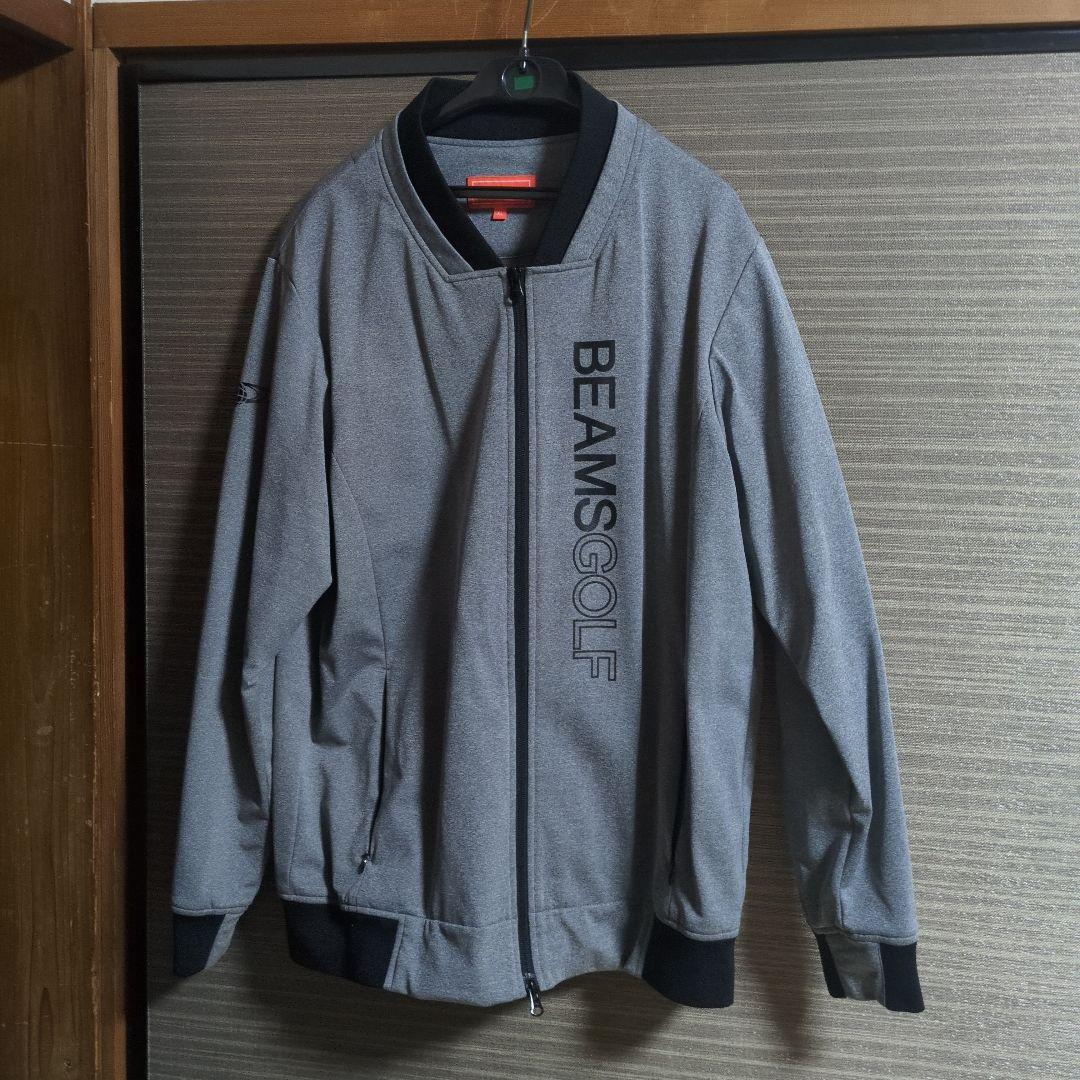 BEAMSGOLF ジップアップジャケット グレー