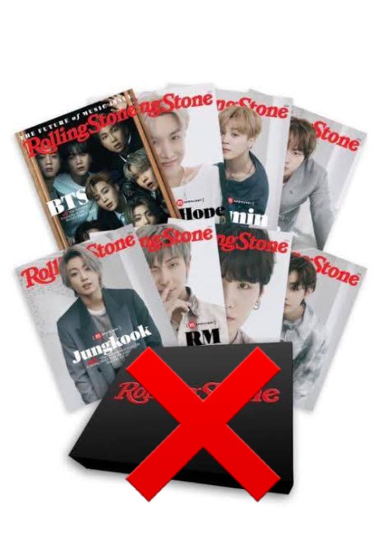 【未開封】 BTS ローリングストーンマガジン　コレクターズボックス　US限定版