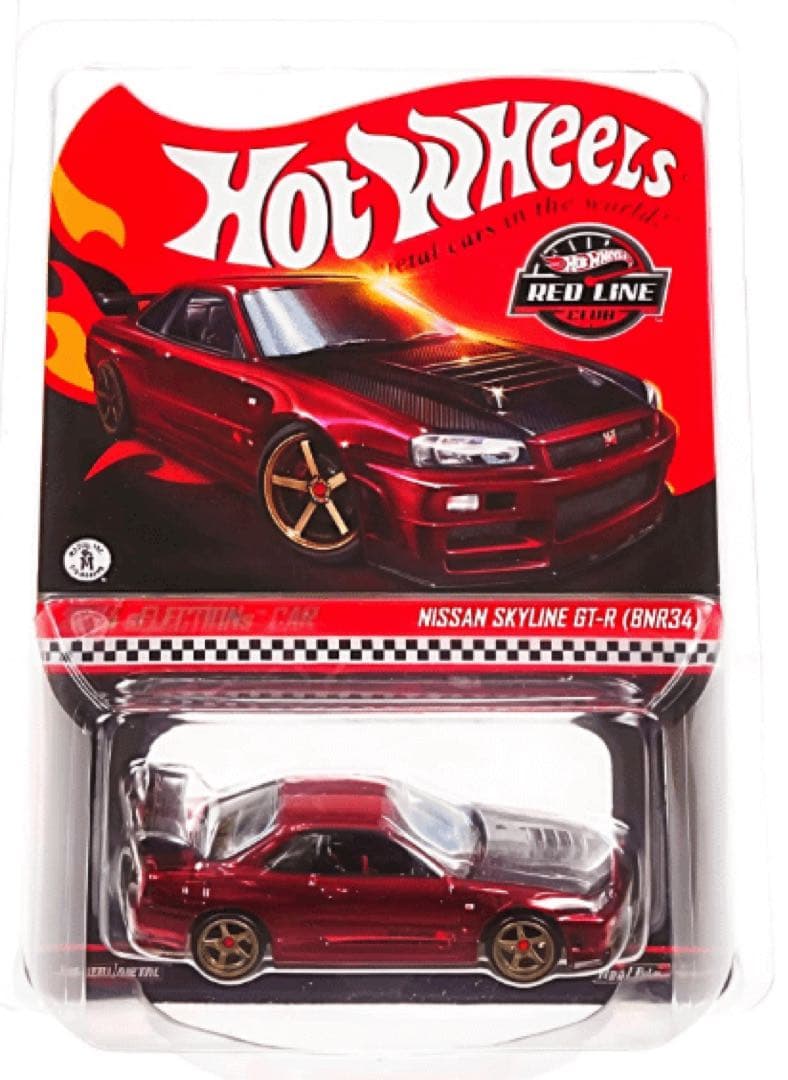 ホットウィール　RLC レッドラインクラブ　日産スカイライン BNR34 GTR