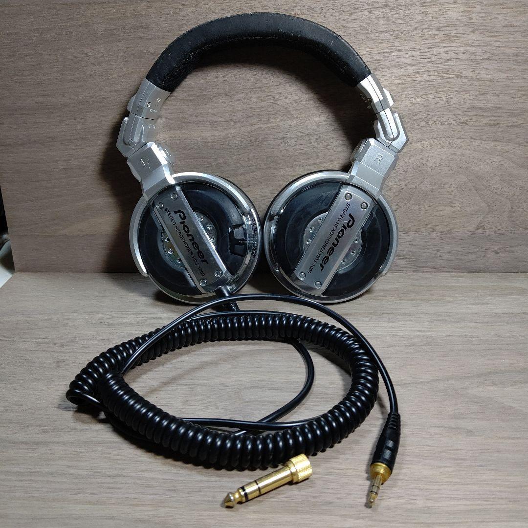 希少 パイオニア DJ用 ヘッドホン HDJ-1000 中古品