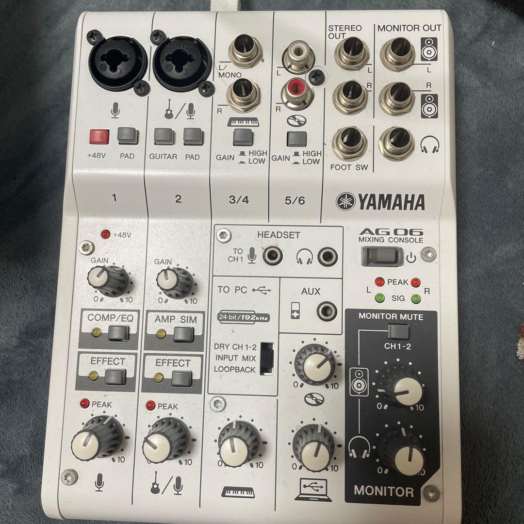 YAMAHA AG06 ミキシングコンソール【箱付き】【美品】